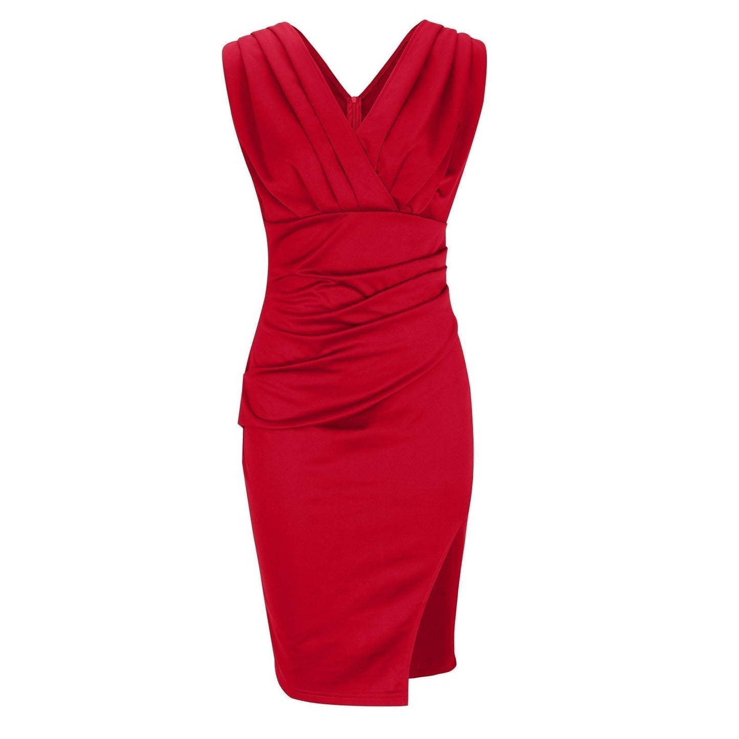 Celina™ | Cocktailjurk met plooien-design