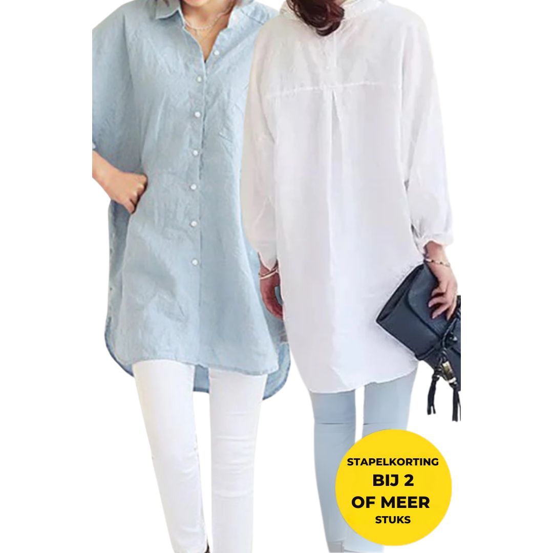 Florence | Dames Oversized Linnen Shirt
