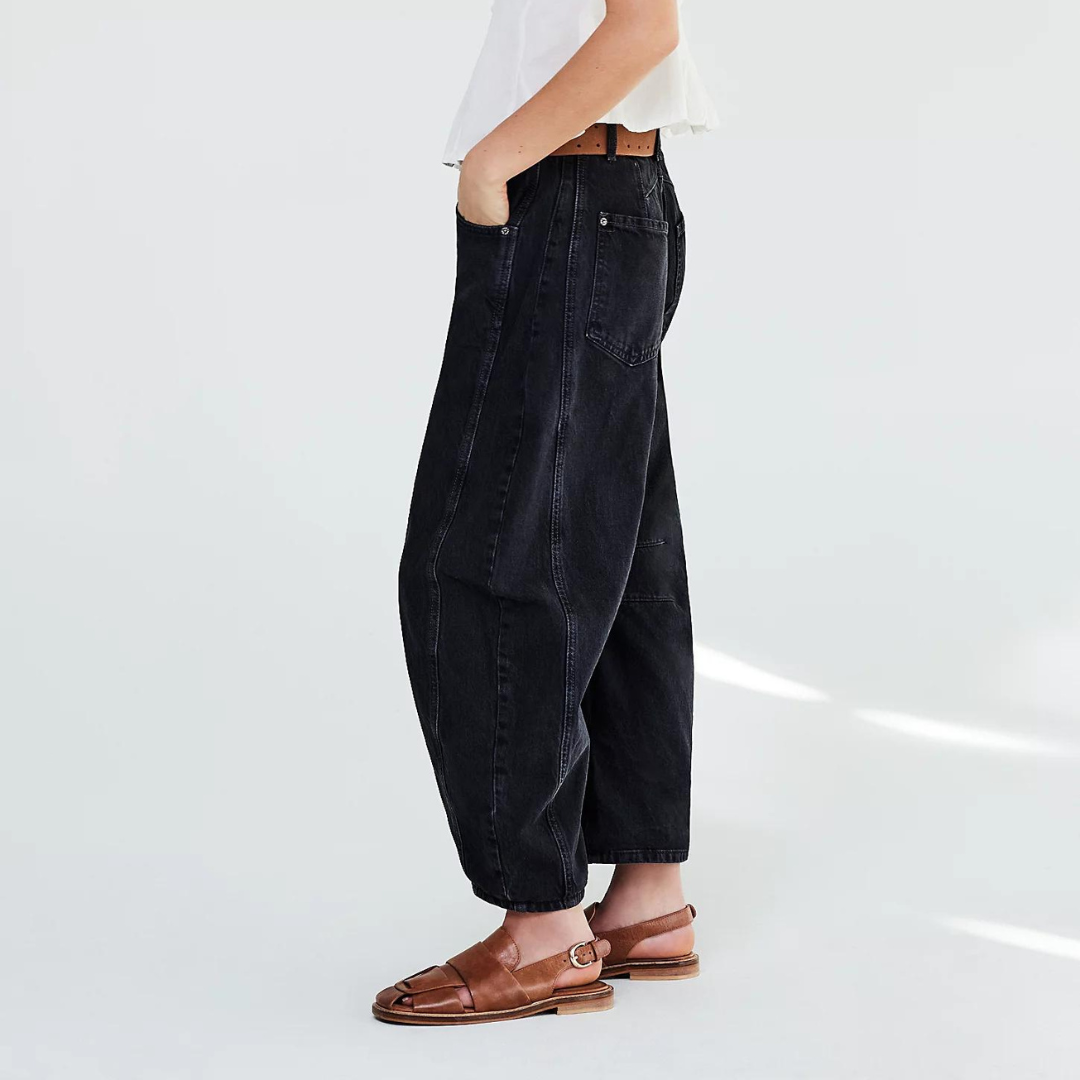 Solenn | Comfortabele jeans met wijde pijpen