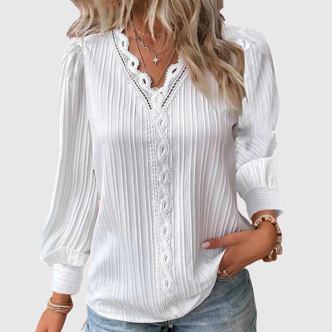 Sienna | Elegante kantblouse met verfijnde details