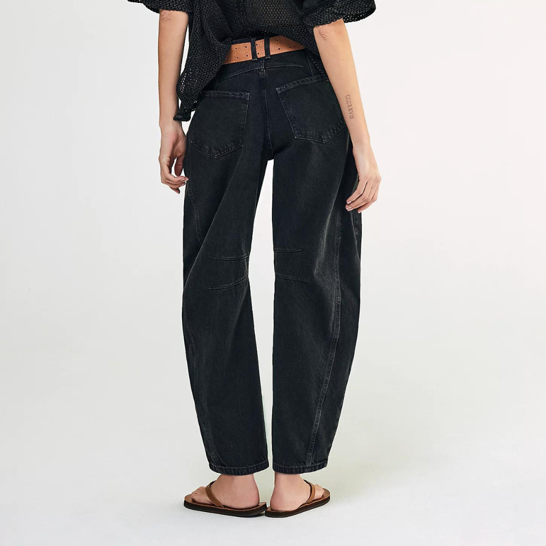 Solenn | Comfortabele jeans met wijde pijpen