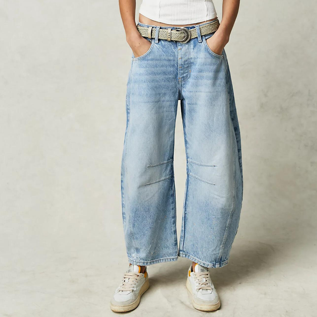 Solenn | Comfortabele jeans met wijde pijpen