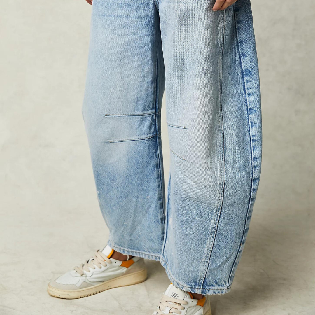Solenn | Comfortabele jeans met wijde pijpen