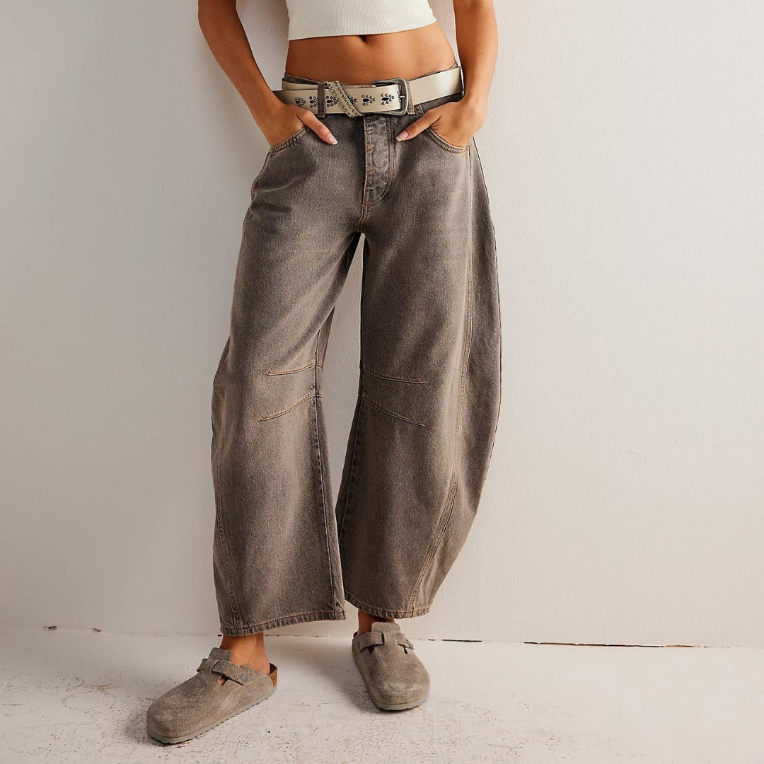 Solenn | Comfortabele jeans met wijde pijpen