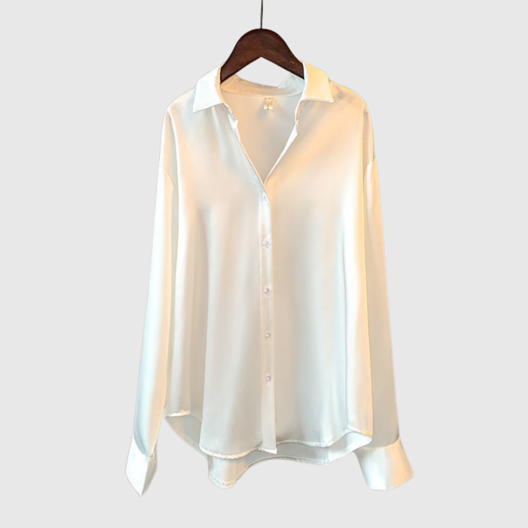 Sarah | Elegante Blouse van hoogwaardige satijn