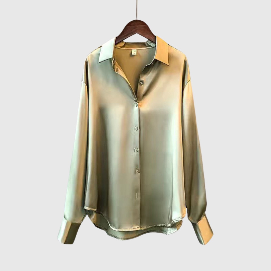 Sarah | Elegante Blouse van hoogwaardige satijn