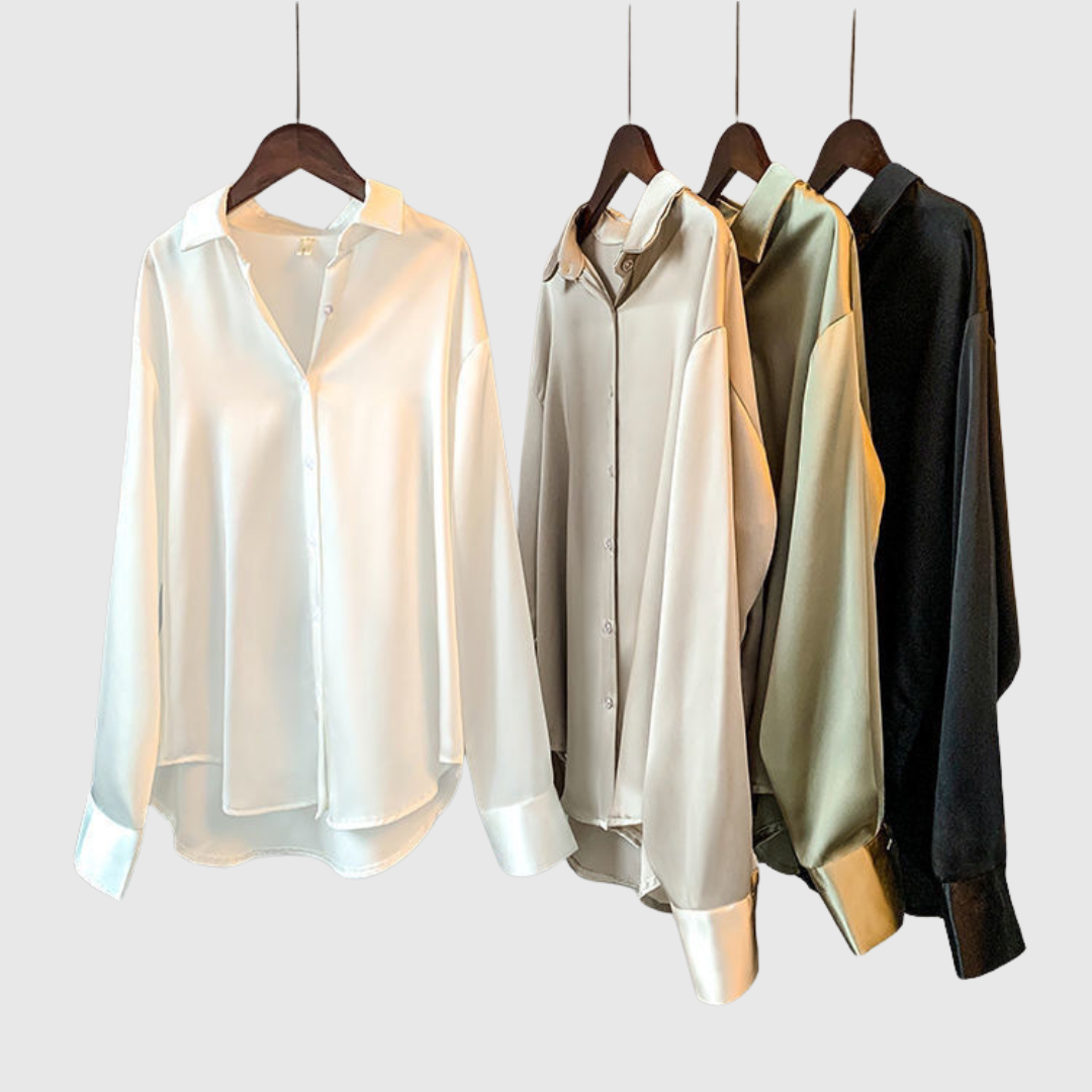 Sarah | Elegante Blouse van hoogwaardige satijn