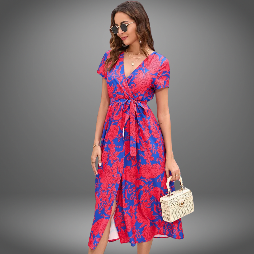 Ailyn™ | Zomerjurk met bloemenprint
