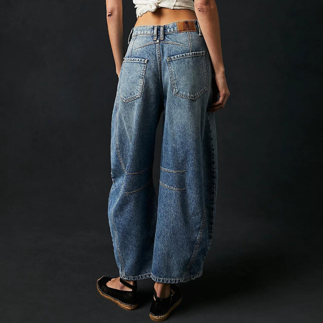 Solenn | Comfortabele jeans met wijde pijpen