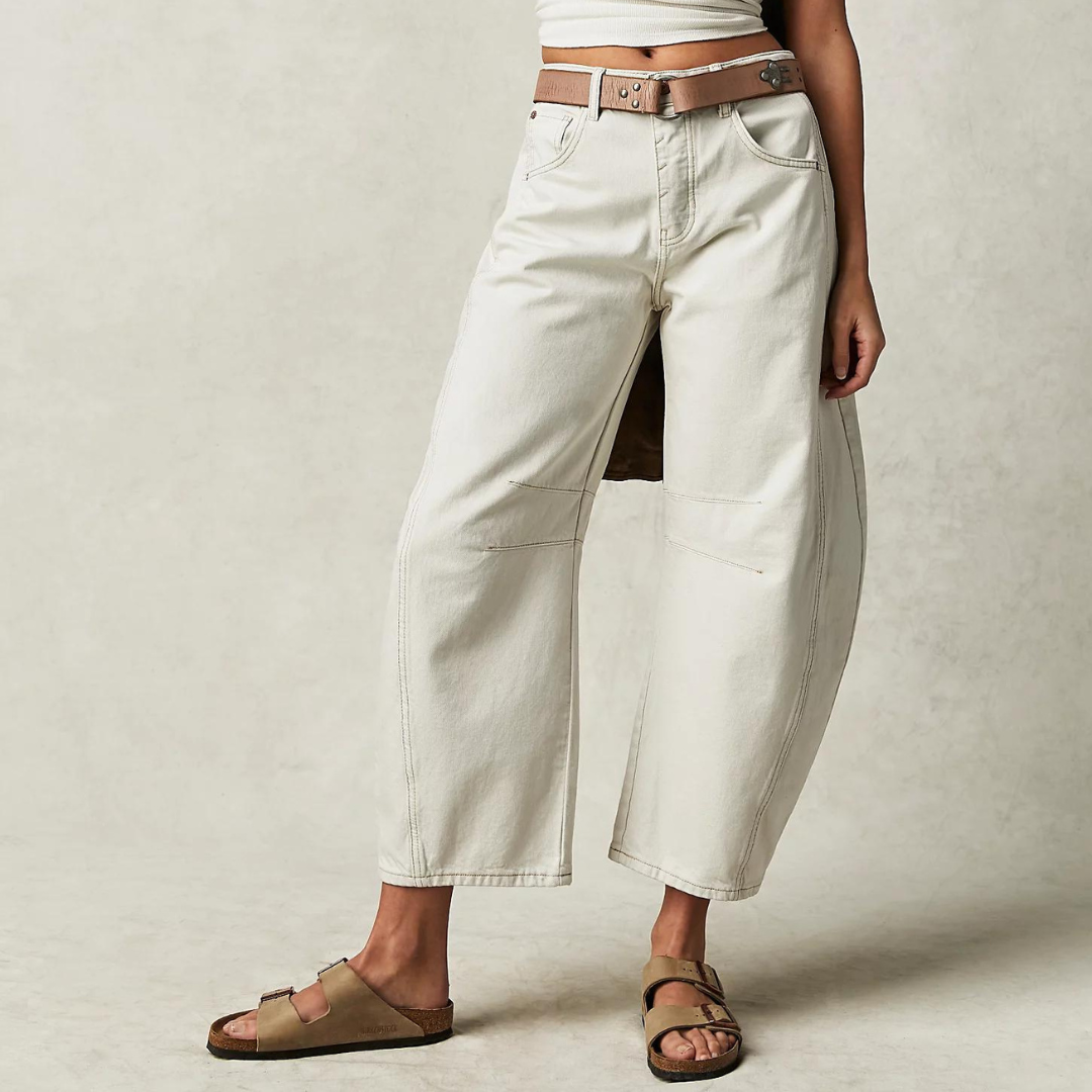 Solenn | Comfortabele jeans met wijde pijpen