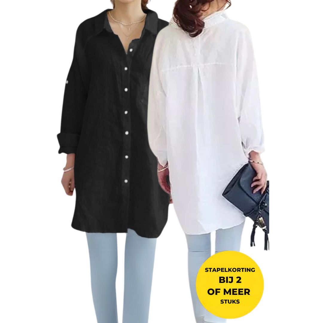 Florence | Dames Oversized Linnen Shirt