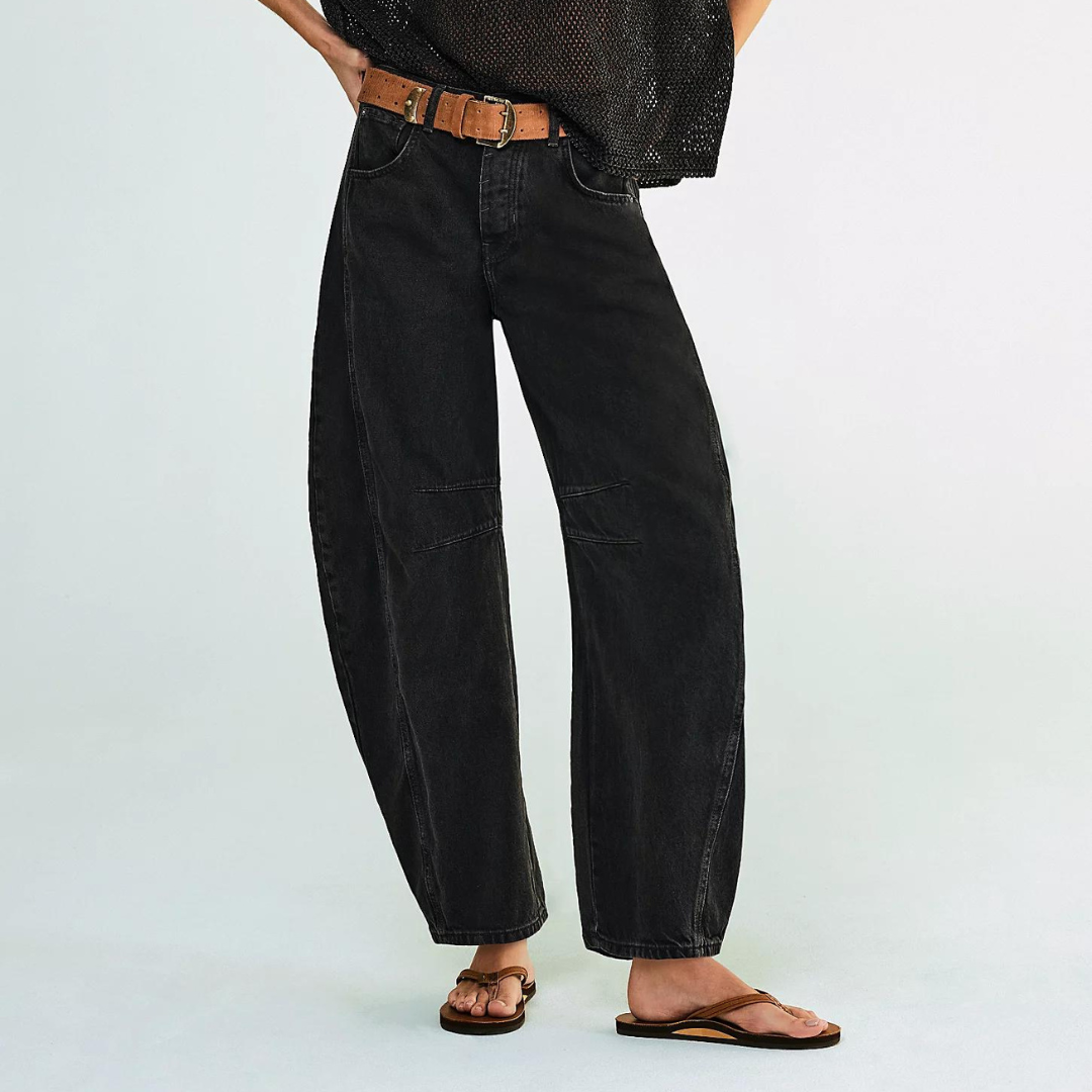 Solenn | Comfortabele jeans met wijde pijpen