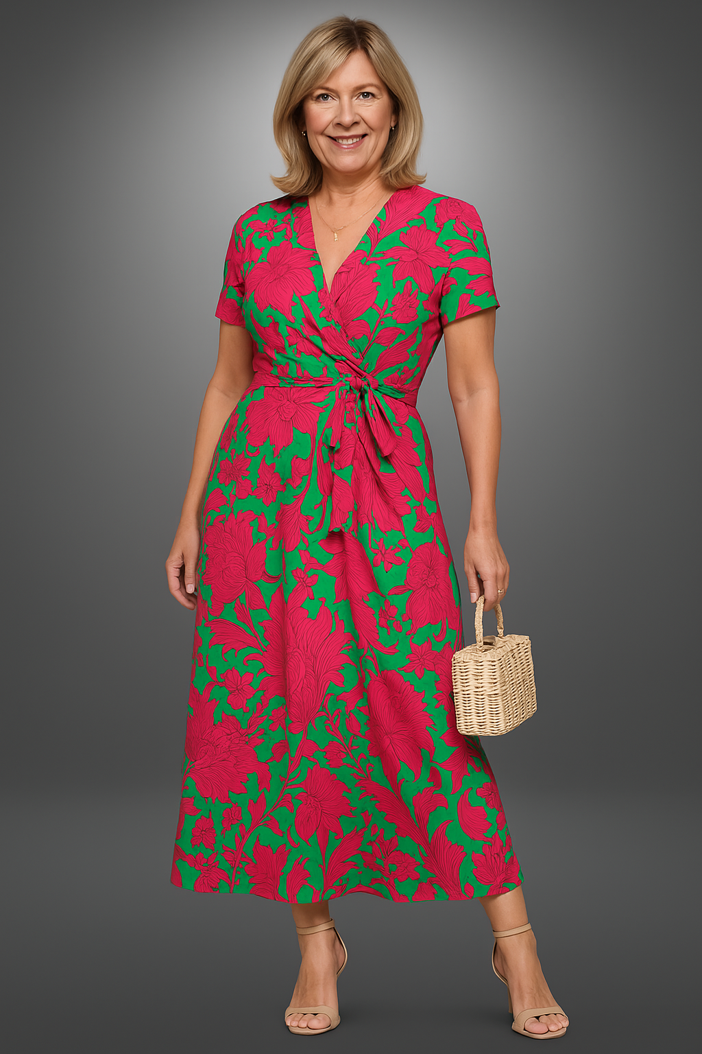 Ailyn™ | Zomerjurk met bloemenprint