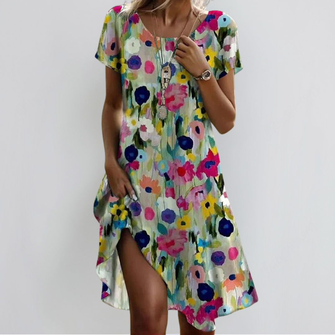 Eliska | Elegante Bloemenjurk