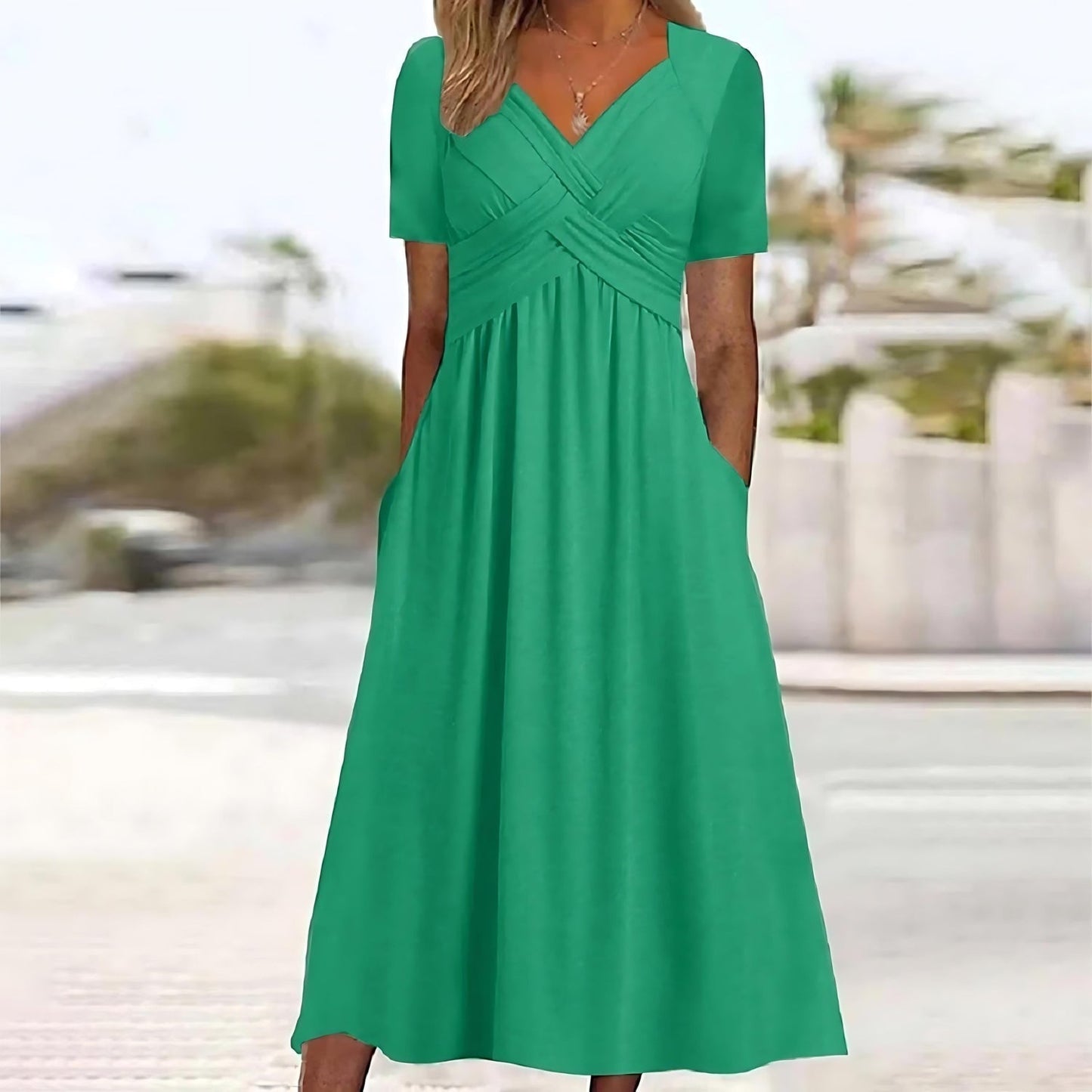 Jamaica - Elegante midi jurk met controle