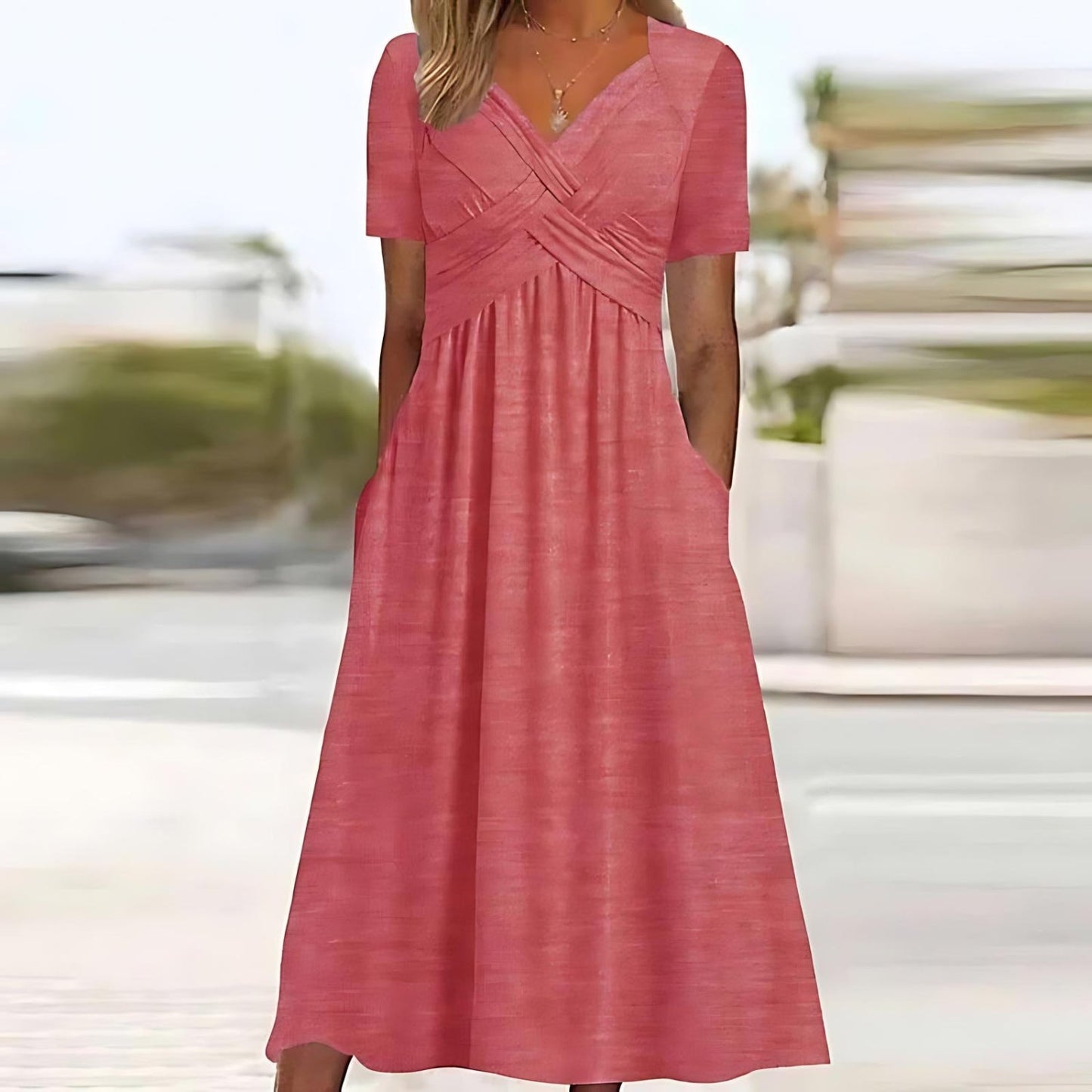 Jamaica - Elegante midi jurk met controle