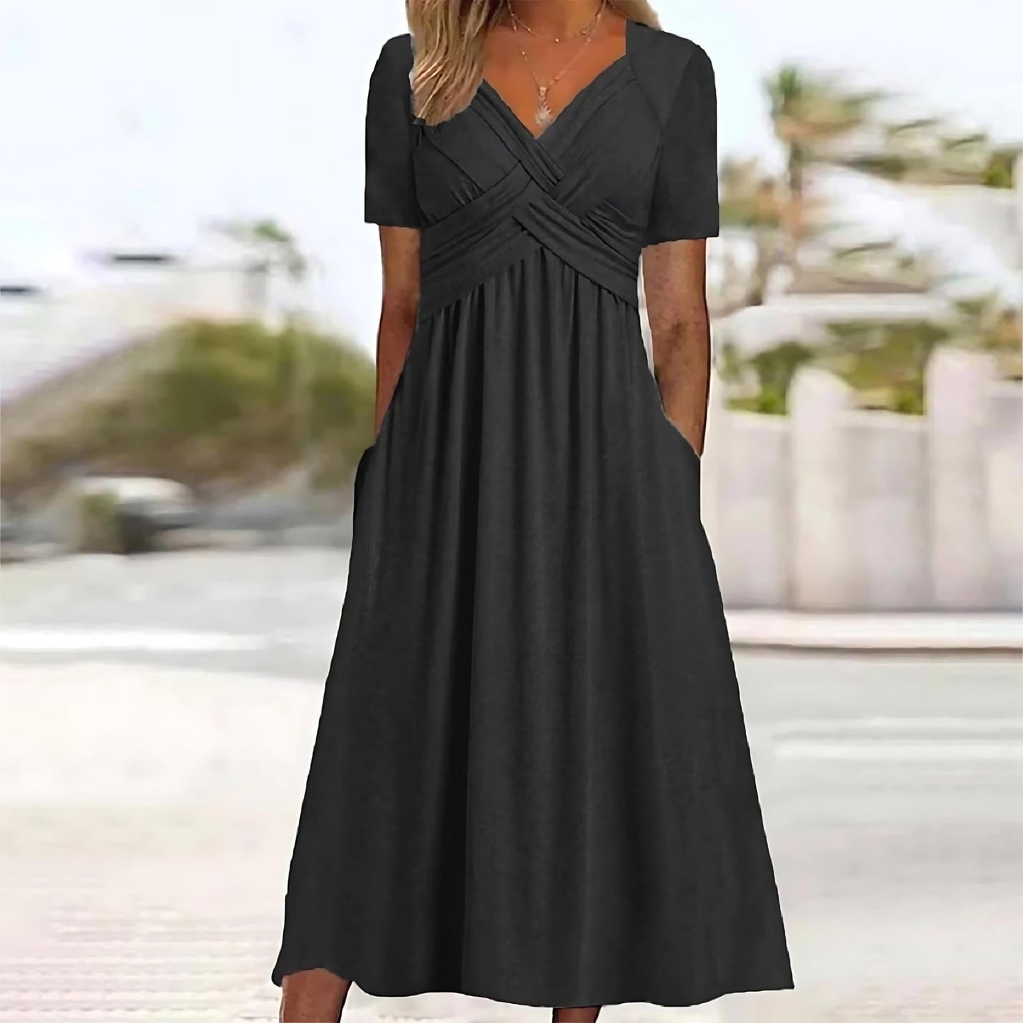 Jamaica - Elegante midi jurk met controle