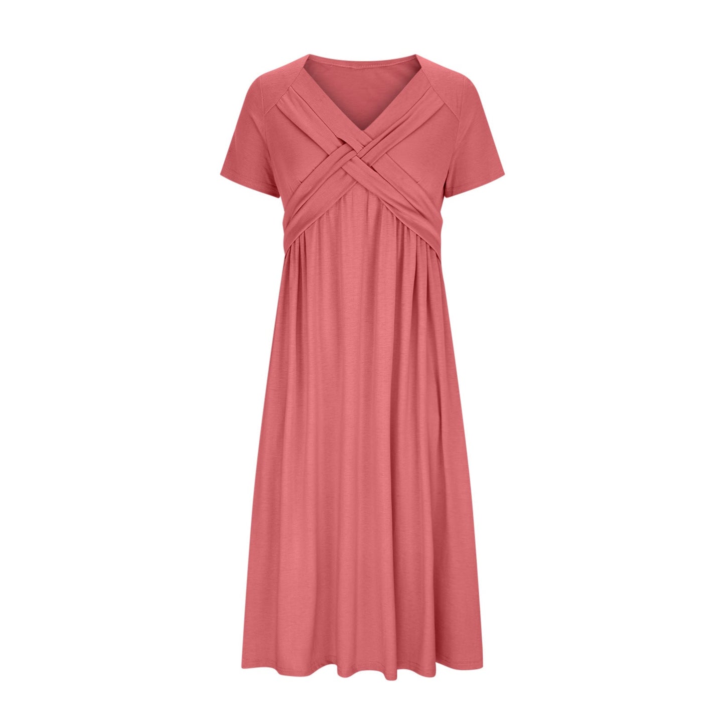 Mirella™ | Stijlvolle V-hals Jurk
