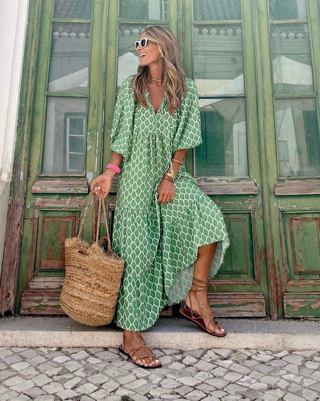 Fleur | Boho Maxikleed