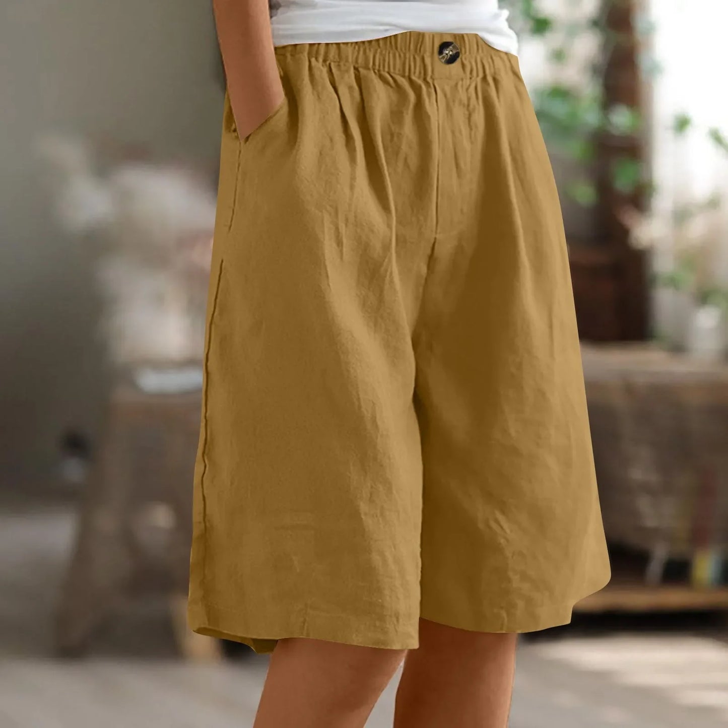 Leona | Comfortabele shorts met elastische tailleband en zak
