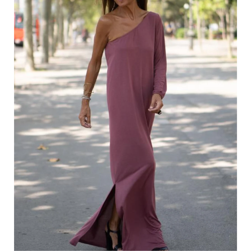 Aiden™ - Elegante Eén-Schouder Jurk