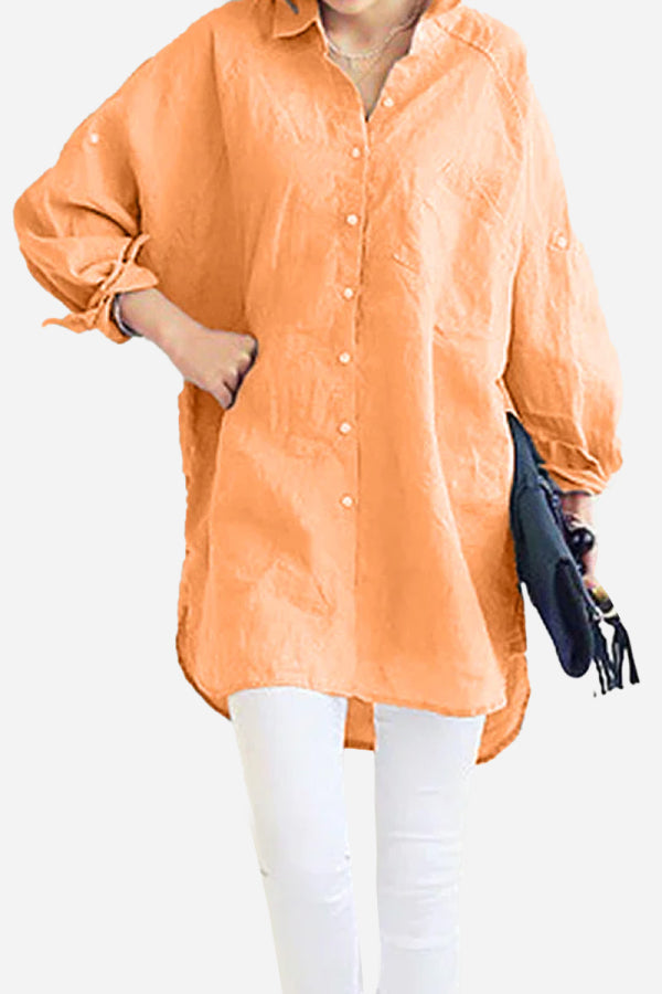 Florence | Dames Oversized Linnen Shirt