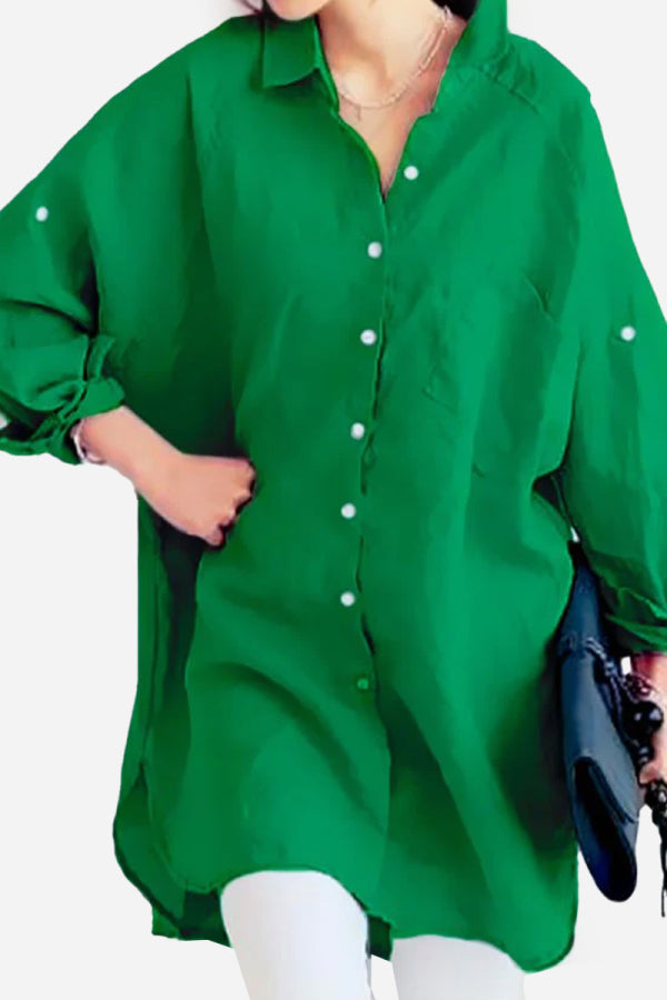 Florence | Dames Oversized Linnen Shirt