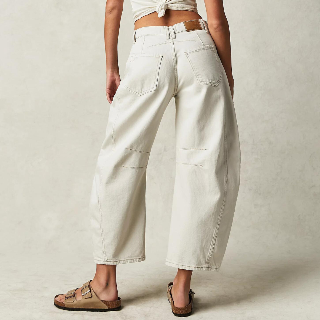 Solenn | Comfortabele jeans met wijde pijpen