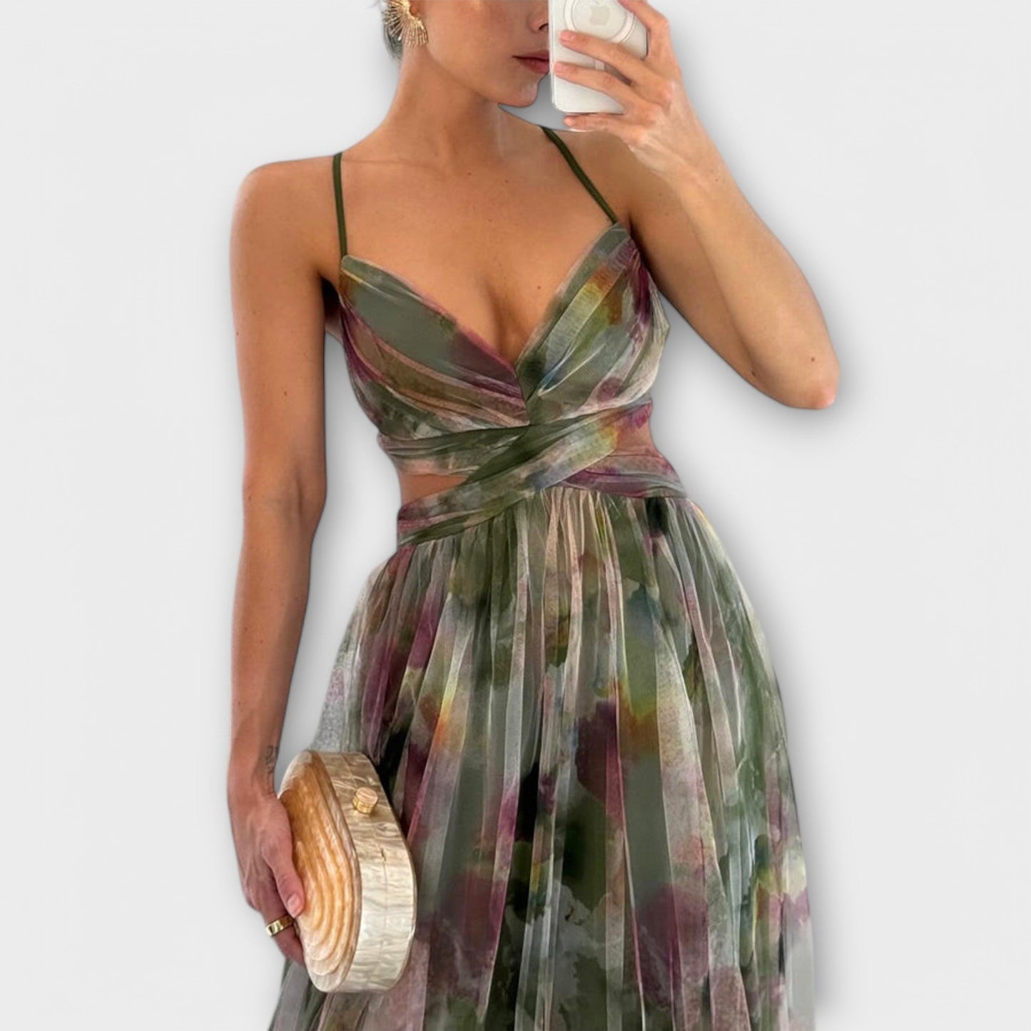 Anne | Elegant Mesh Maxikleed