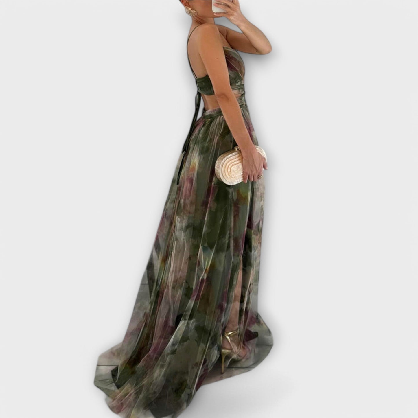 Anne | Elegant Mesh Maxikleed
