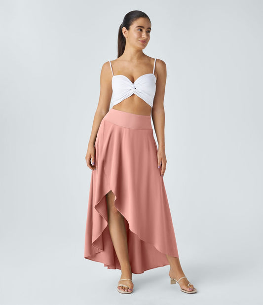 Nylah | Gespleten Comfortabele rok
