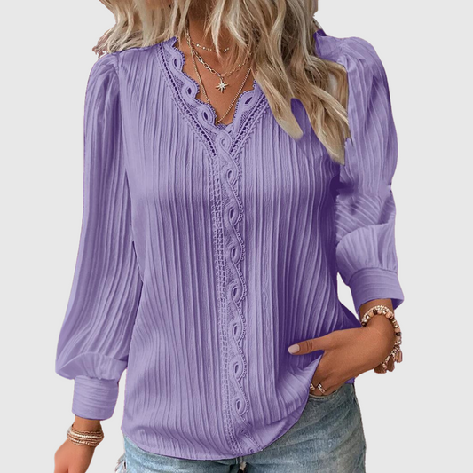 Sienna | Elegante kantblouse met verfijnde details