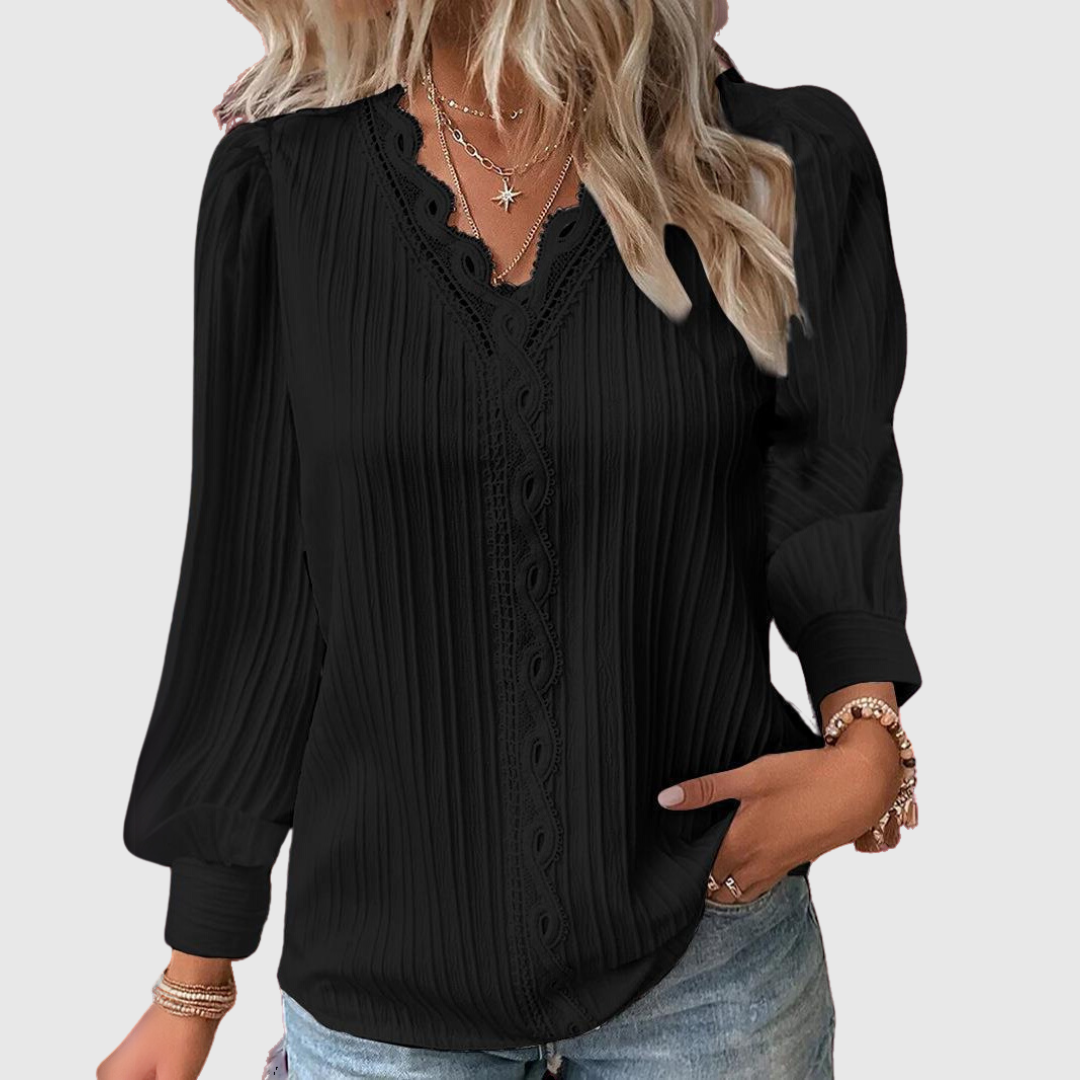 Sienna | Elegante kantblouse met verfijnde details