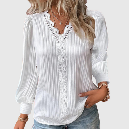 Sienna | Elegante kantblouse met verfijnde details