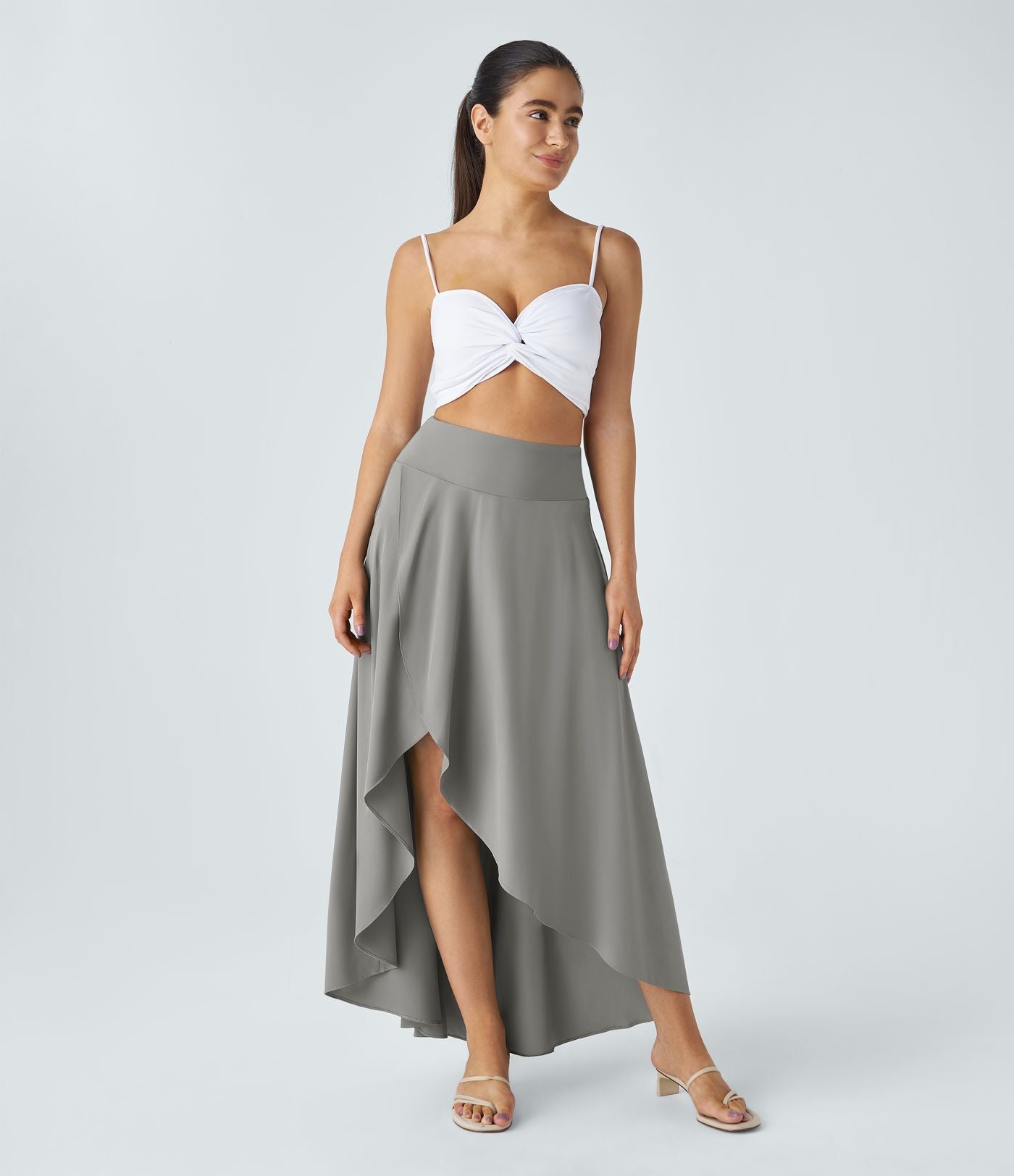 Nica | Gespleten Comfortabele rok