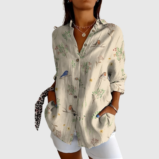 Victoria | Lente Blouse met Vrouwelijke Touch