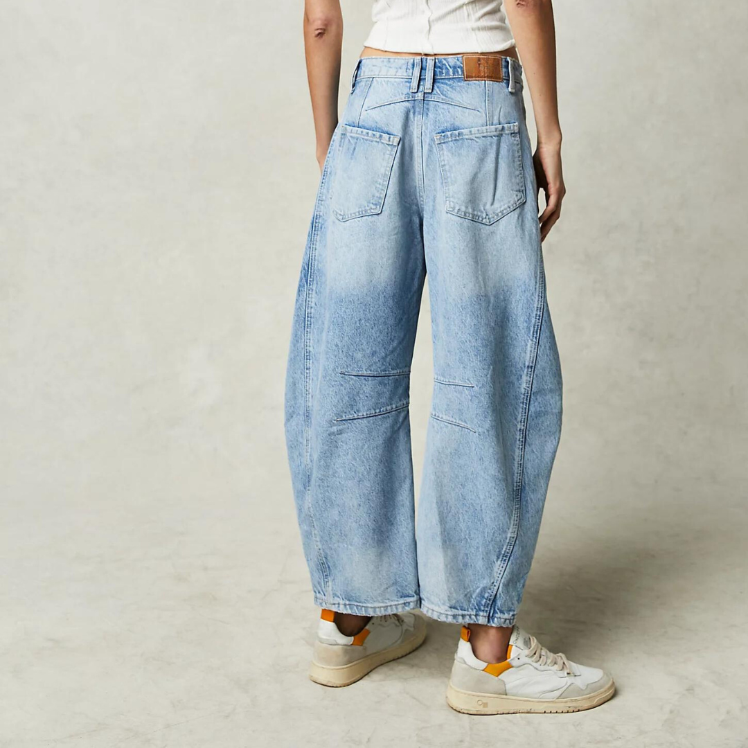 Solenn | Comfortabele jeans met wijde pijpen