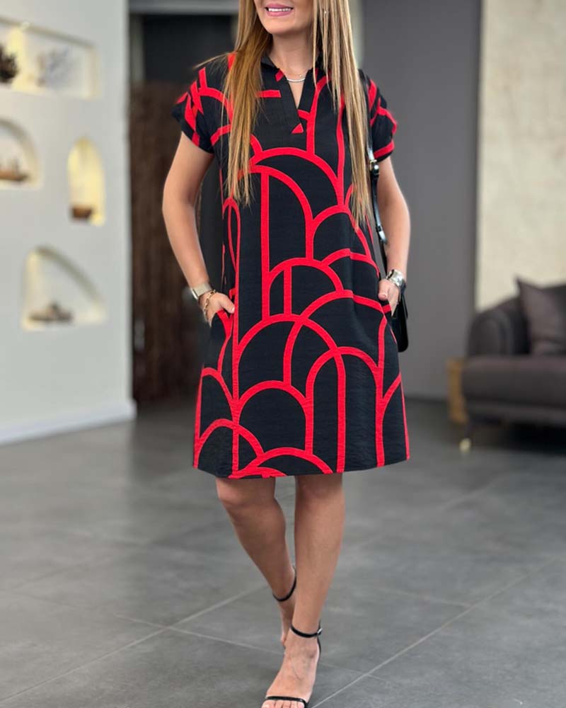 Anneliese™ | Polokleed met grafische print