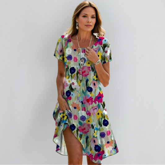 Eliska | Elegante Bloemenjurk