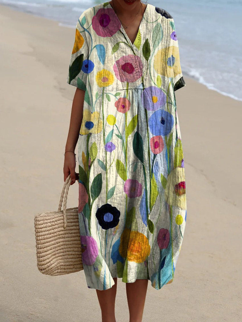 Ella - Jurk met Bloemenprint