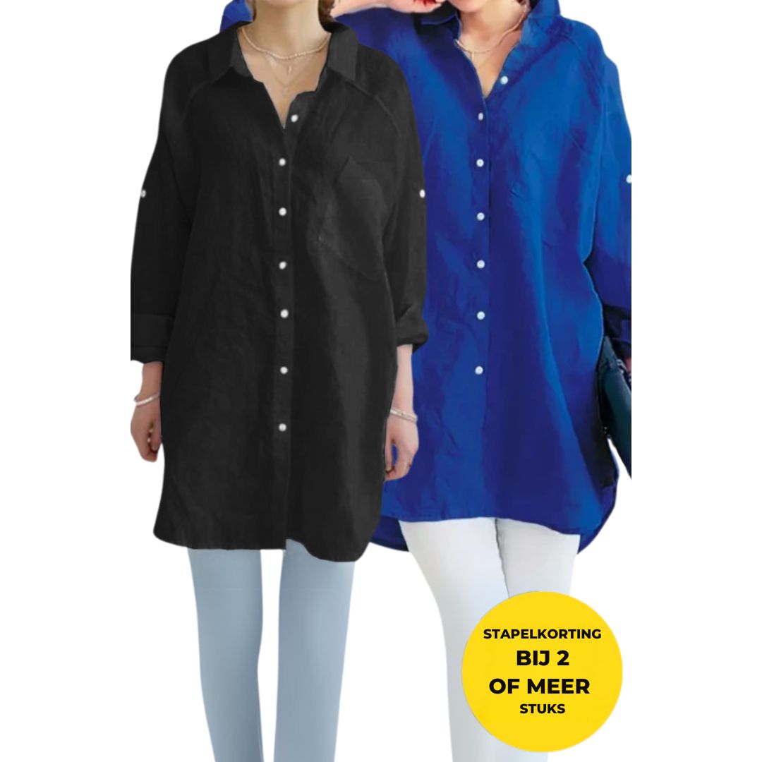 Florence | Dames Oversized Linnen Shirt