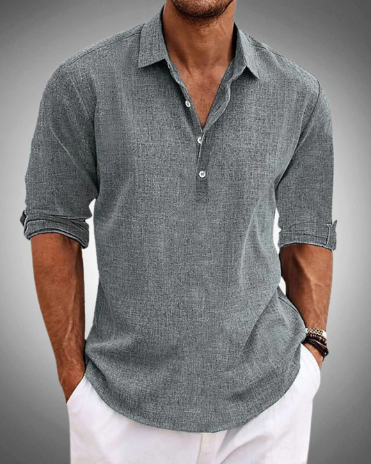 Matteo | Classic Katoenen Shirt (1+1 Gratis)