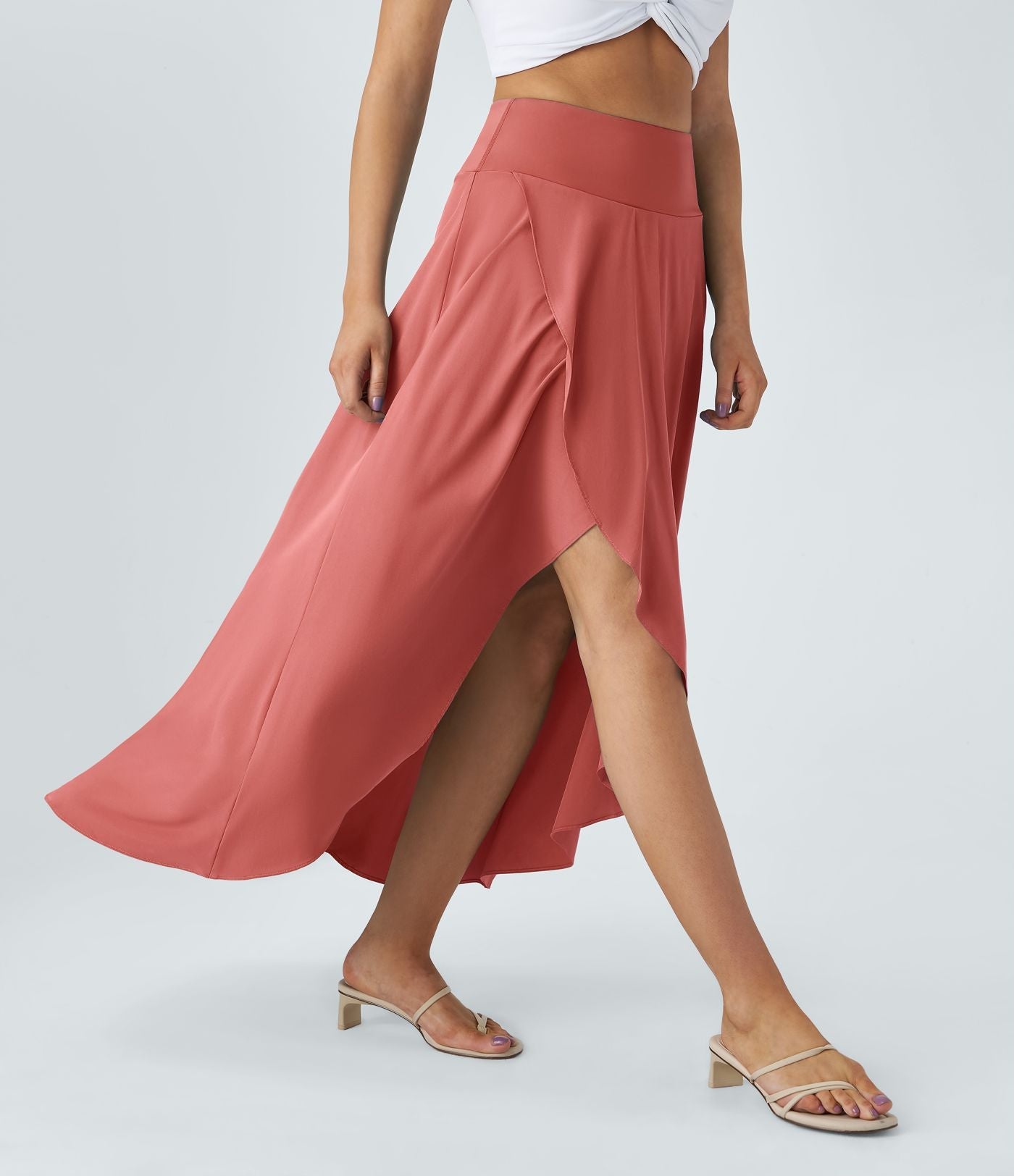 Nica | Gespleten Comfortabele rok
