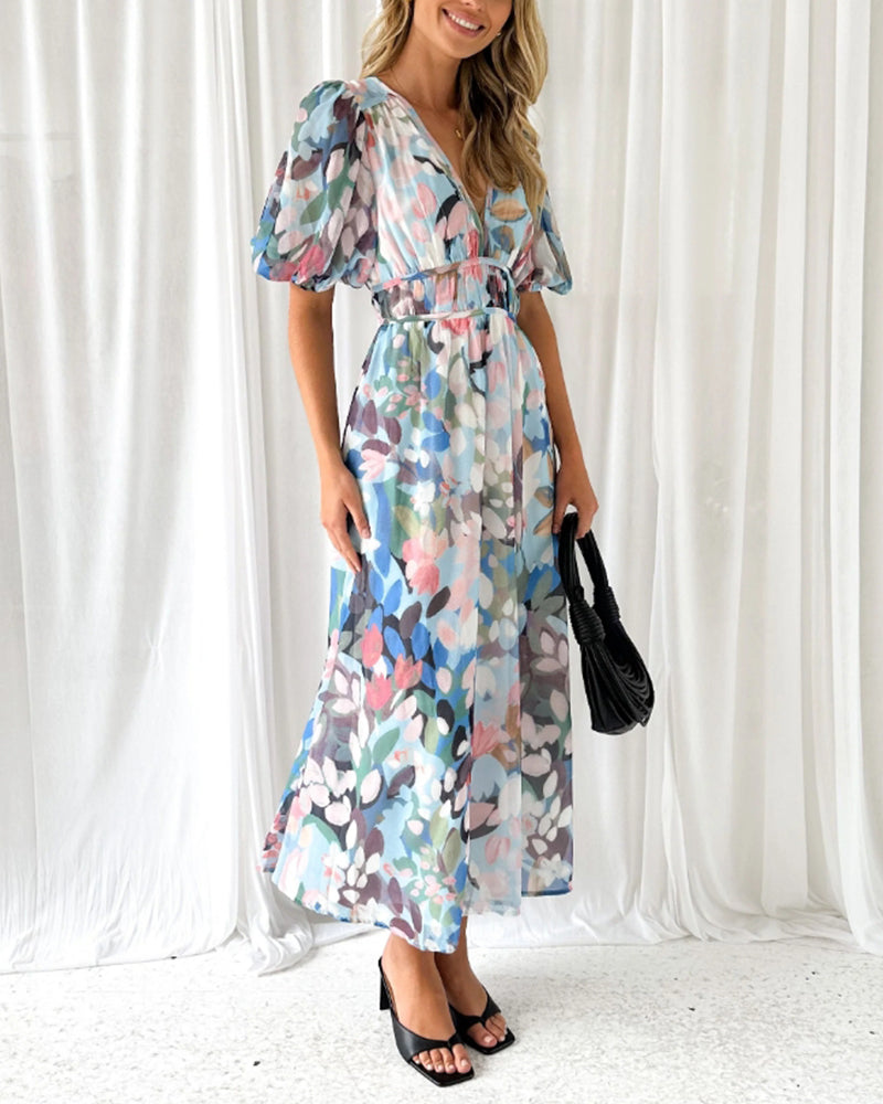Emerie | Lange boho jurk