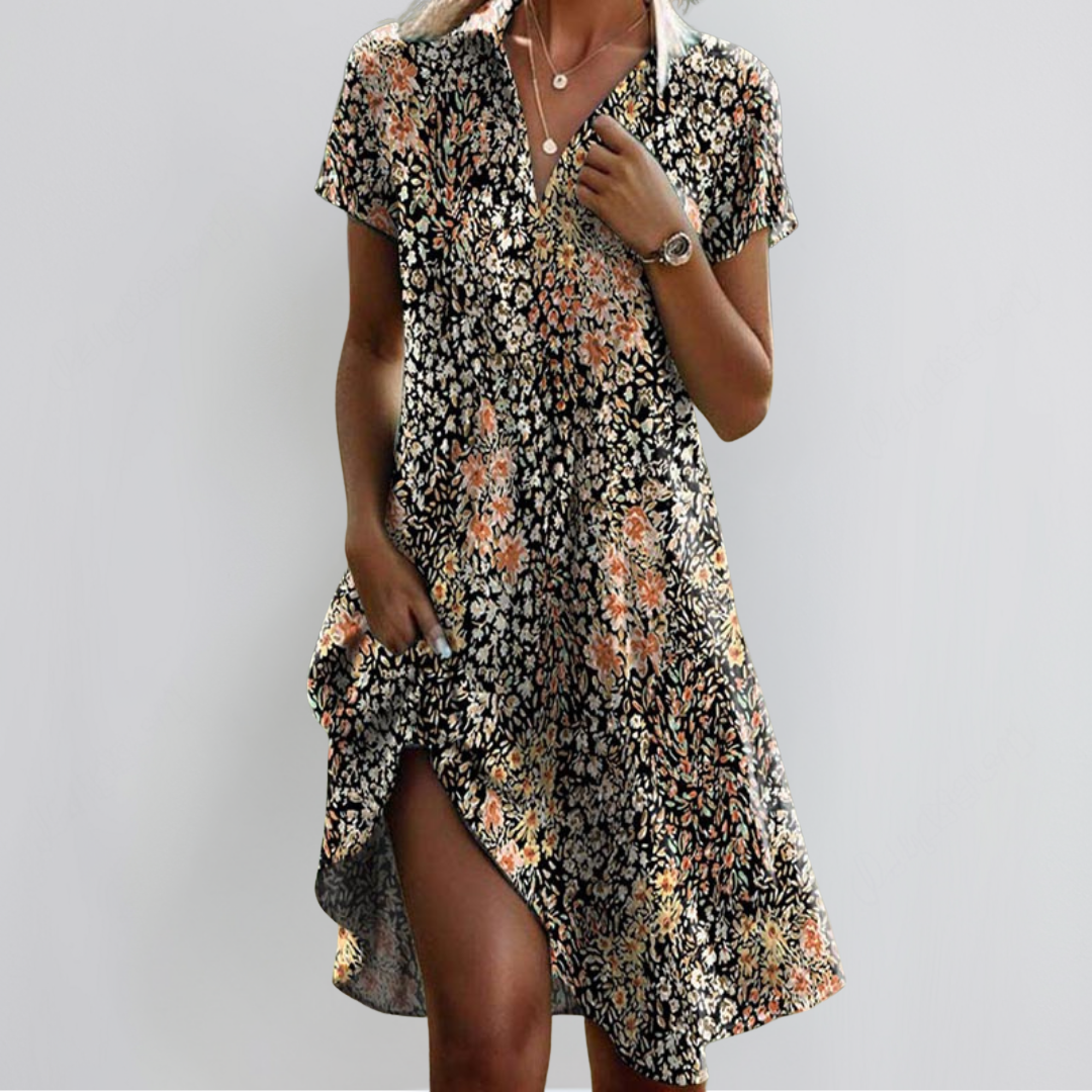Eliska | Elegante Bloemenjurk