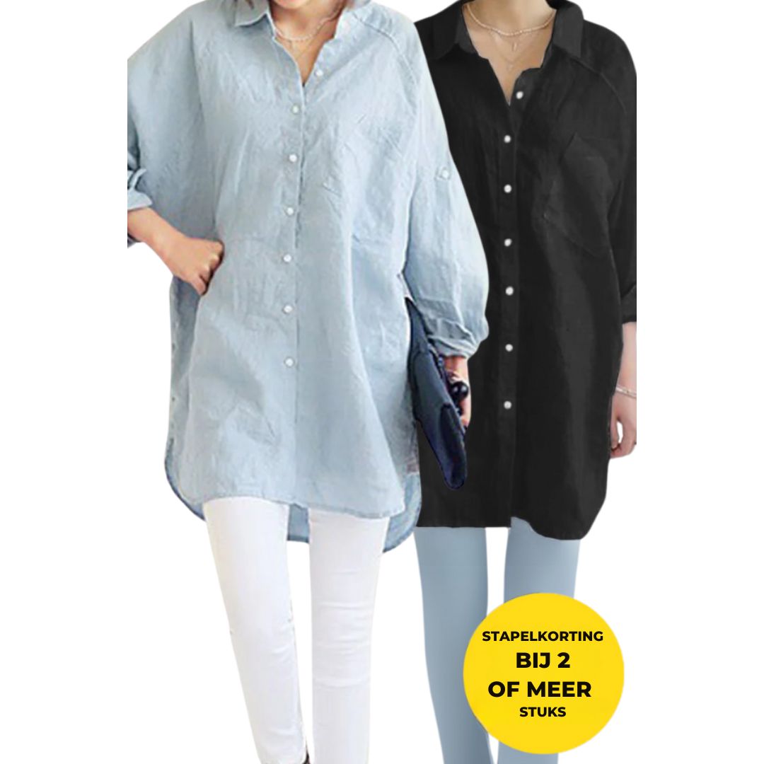 Florence | Dames Oversized Linnen Shirt