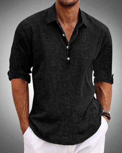 Matteo | Classic Katoenen Shirt (1+1 Gratis)