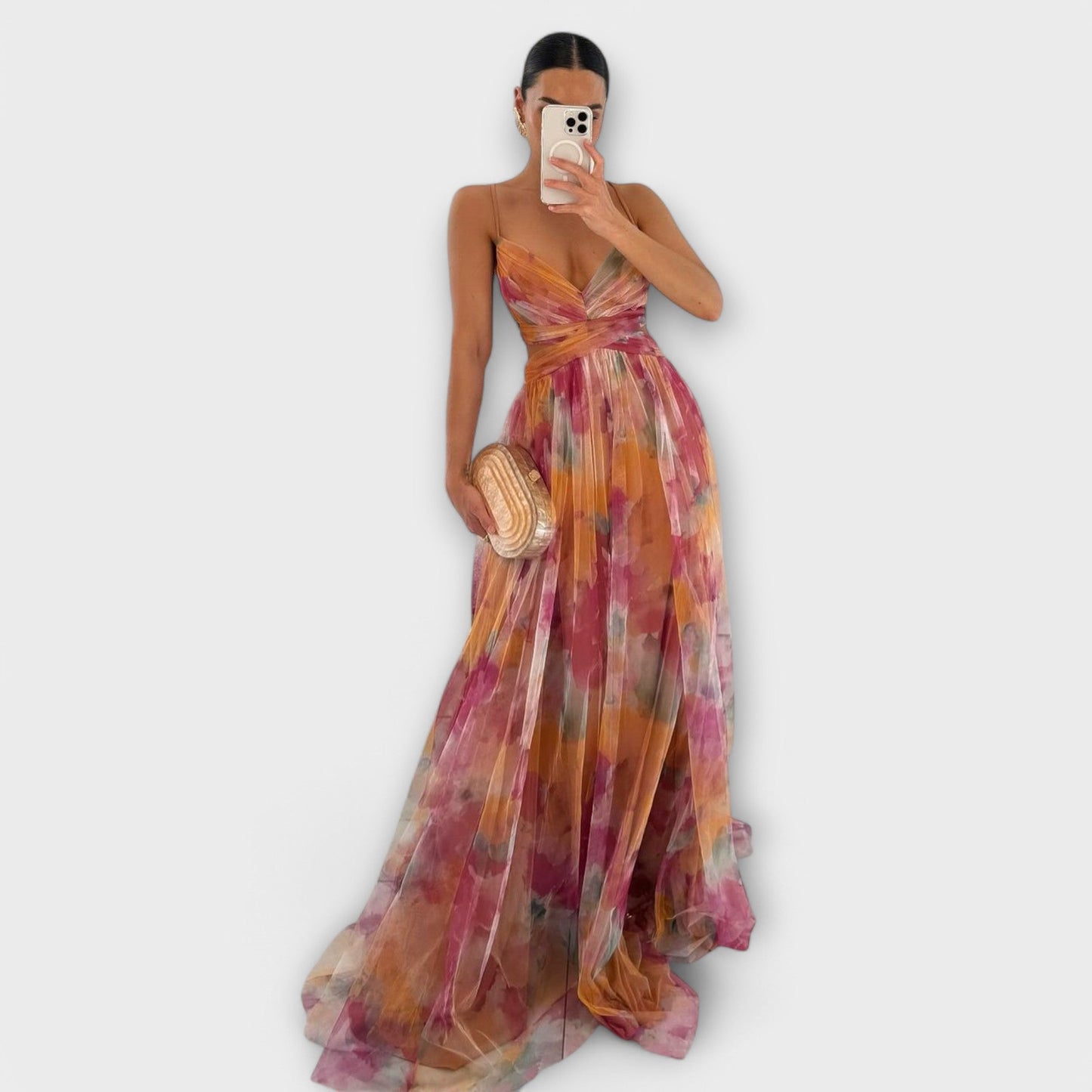 Anne | Elegant Mesh Maxikleed