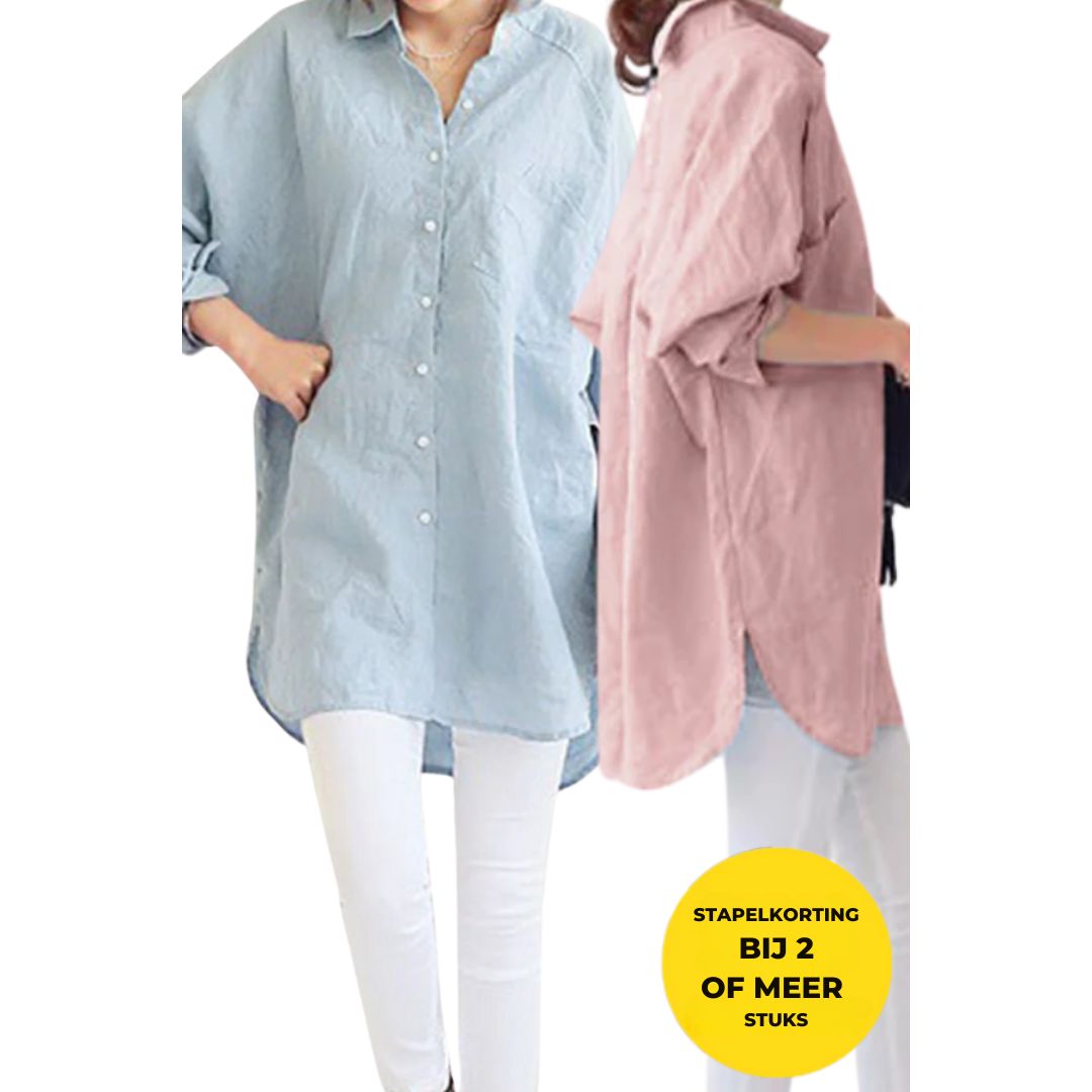 Florence | Dames Oversized Linnen Shirt