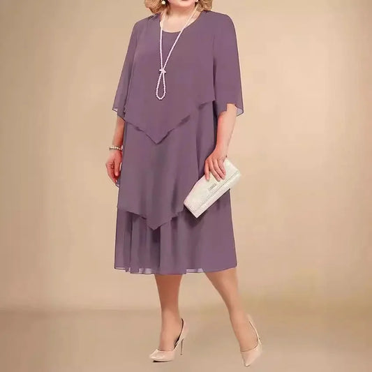 Naomi | Elegante Jurk (Grote Maten)